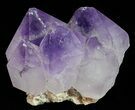 Amethyst Crystal Cluster on Matrix - Morocco #57041-1